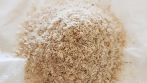 Psyllium husk natural fiber supplement for digestion and health.