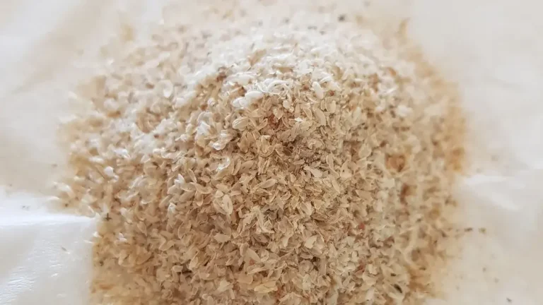 Psyllium husk natural fiber supplement for digestion and health.