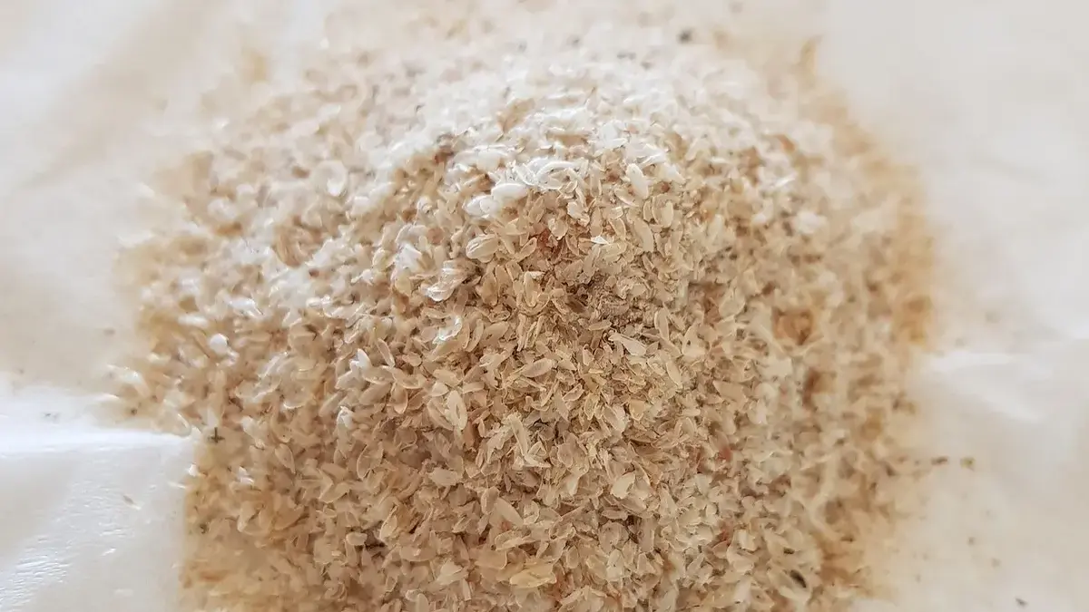 Psyllium husk natural fiber supplement for digestion and health.