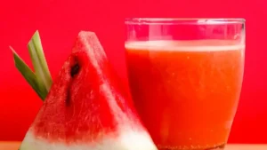 Juicy watermelon slices summer fruit with hydration and health benefits.