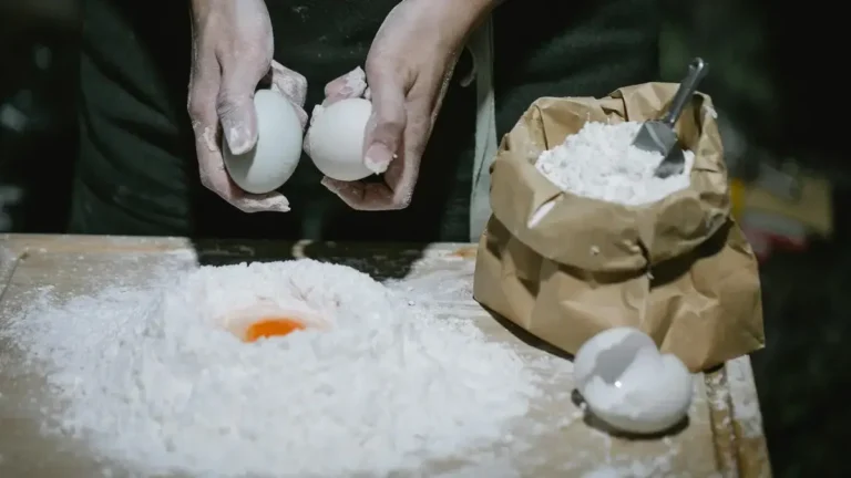 Eggshell powder as a natural calcium supplement.