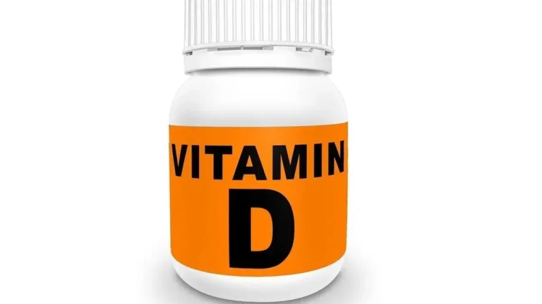 Sun, vitamin D pills, and human silhouette symbolizing vitamin D and health.