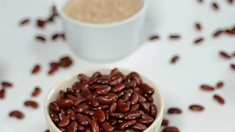 Red lobia beans in a bowl diabetes friendly legume