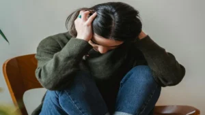 Serotonin brain illustration representing how SSRIs work for depression and anxiety treatment