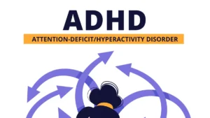 Adult reviewing ADHD medication options with a healthcare professional during ADHD diagnosis and treatment consultation