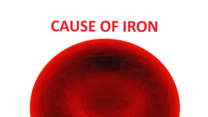 Causes of iron deficiency anemia showing blood loss, poor absorption, diet, medications, and increased iron demand